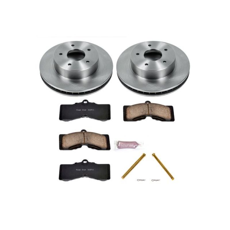 Power Stop 63-82 Chevrolet Corvette Front Autospecialty Brake Kit PowerStop Brake Kits - OE