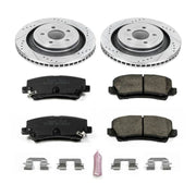 Power Stop 15-19 Ford Mustang Rear Z23 Evolution Sport Brake Kit PowerStop Brake Kits - Performance D&S