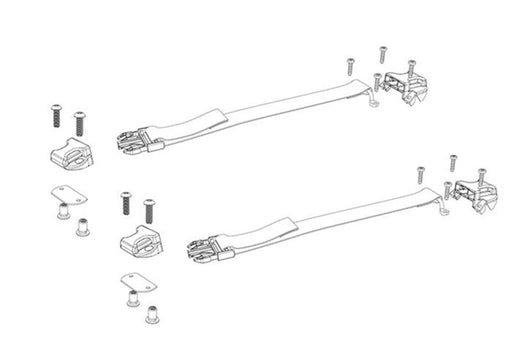 BAK BAKFlip Complete Buckle/Strap Kit (D Ring Replacement Kit) BAK Truck Bed Cover Replacement Parts