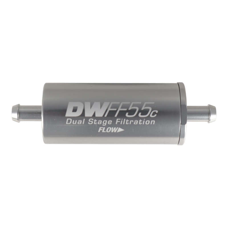 DeatschWerks 5/16in 10 Micron 55mm In-Line Fuel Filter Kit DeatschWerks Fuel Filters