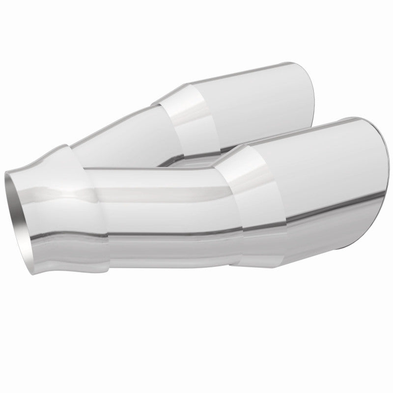 MagnaFlow Double Wall 3in Dual Round Polished Tip 2.25in Inlet Magnaflow Catalytic Converter Universal