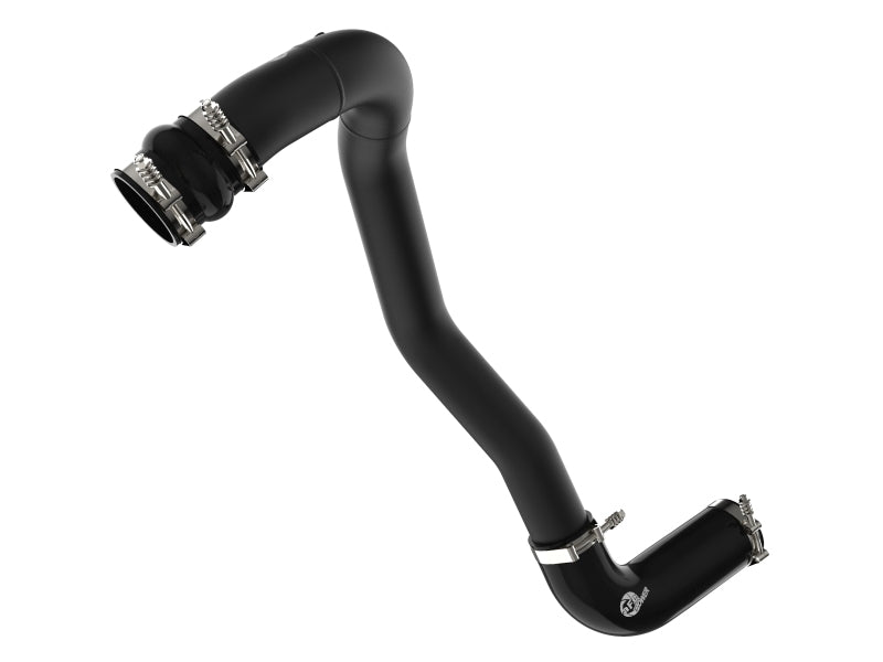 aFe 08-10 Ford Trucks V8-6.4L (td) BladeRunner 3 IN Aluminum Hot Charge Pipe - Black aFe Intercoolers