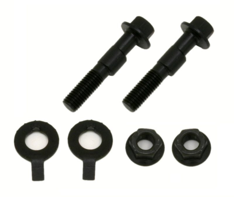 BMR 05-14 S197 Mustang Front Camber Bolts (2 Degree Offset) - Black BMR Suspension Camber Kits
