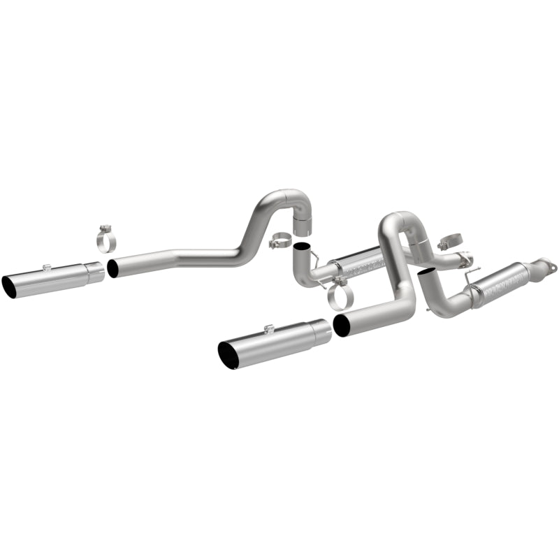 MagnaFlow 99-04 Mustang Mach 1 V8 4.6L Dual Split Rear Exit Stainless Cat-Back Performance Exhaust Magnaflow Catback