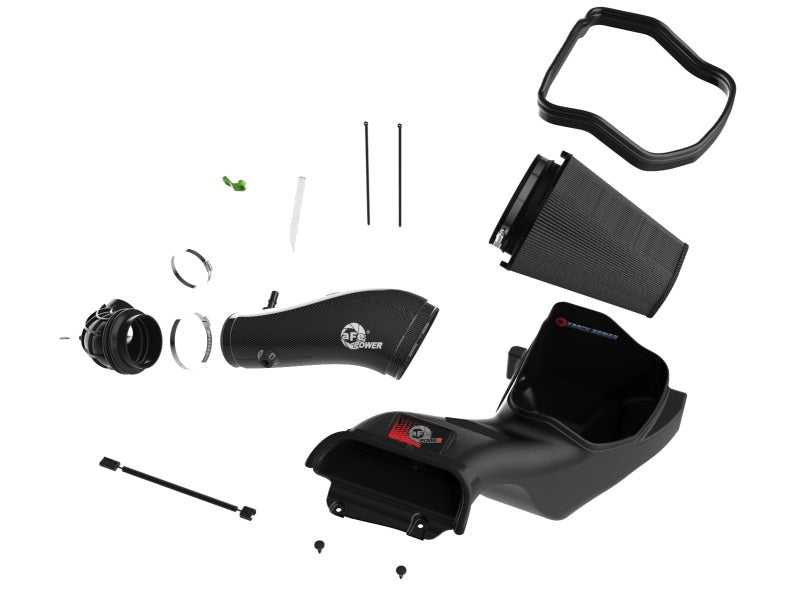 aFe 23-24 Ford F150 Raptor R V8 5.2L Supercharged Track Series Air Intake w/ Black PDS Filter aFe Cold Air Intakes