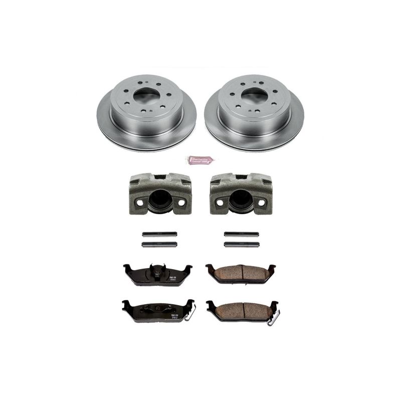 Power Stop 04-11 Ford F-150 Rear Autospecialty Brake Kit w/Calipers PowerStop Brake Kits - OE
