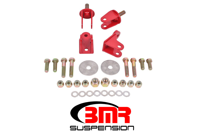 BMR 79-04 Fox Mustang Rear Coilover Conversion Kit w/o Control Arm Bracket - Red BMR Suspension Coilover Components