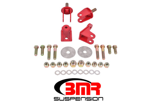 BMR 79-04 Fox Mustang Rear Coilover Conversion Kit w/o Control Arm Bracket - Red BMR Suspension Coilover Components