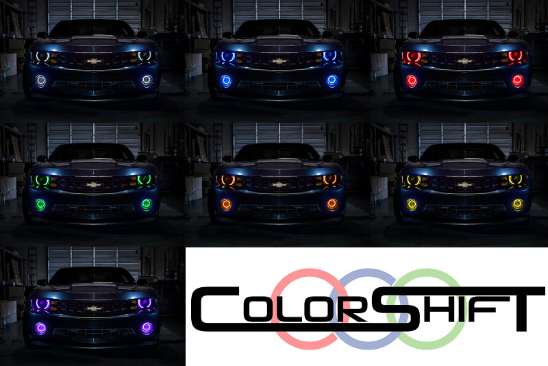 Oracle Chevrolet Camaro RS 10-13 Halo Kit - ColorSHIFT ORACLE Lighting Headlights