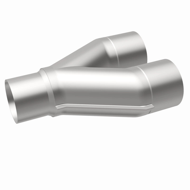 MagnaFlow Universal Trans Y-Pipe All SS 4inch (Dual) 3.5inch (Single) x 13inch (Overall) Magnaflow Catalytic Converter Universal