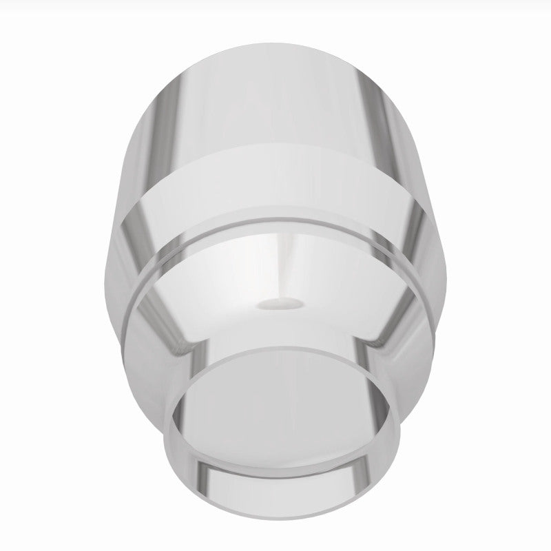 MagnaFlow Tip Stainless Double Wall Round Single Outlet Polished 4.5in DIA 2.5in Inlet 5.75in Length Magnaflow Tips