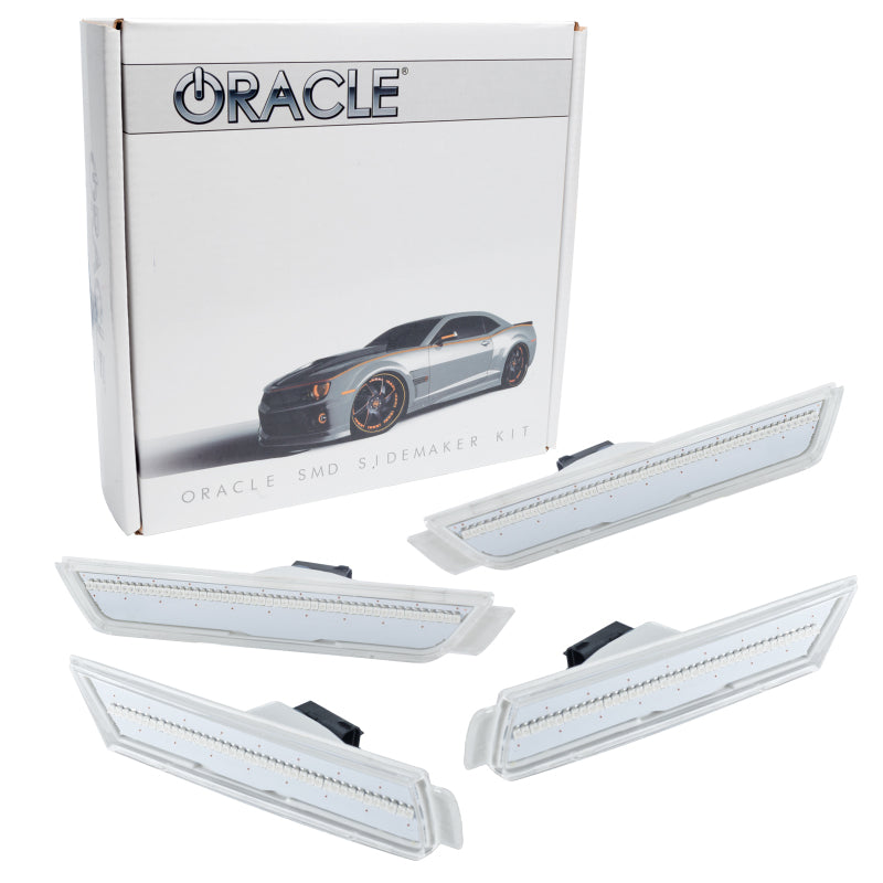 Oracle 10-15 Chevrolet Camaro Concept Sidemarker Set - Clear - No Paint ORACLE Lighting Light Strip LED