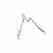 Magnaflow 2014 Ford Mustang V6 3.7L Comp Series Dual Split Rear Polished Stainless C/B Perf Exhaust Magnaflow Catback