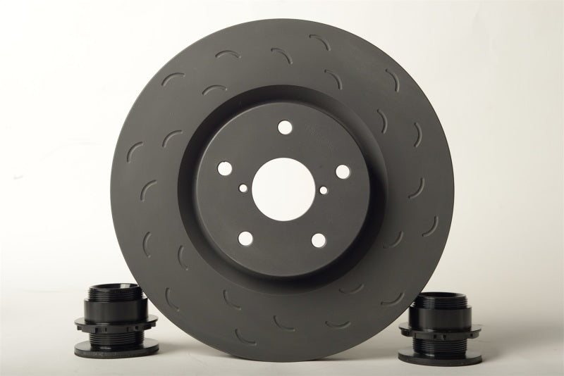 Hawk Talon 16-18 Ford F-250/350/450 4WD Vented Street Brake Rotors Pair - Front Hawk Performance Brake Rotors - Slotted