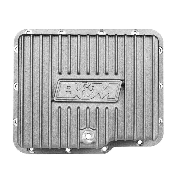 B&M Hi-Tek Deep Transmission Pan - Aluminum 70280 B&M Autoparts