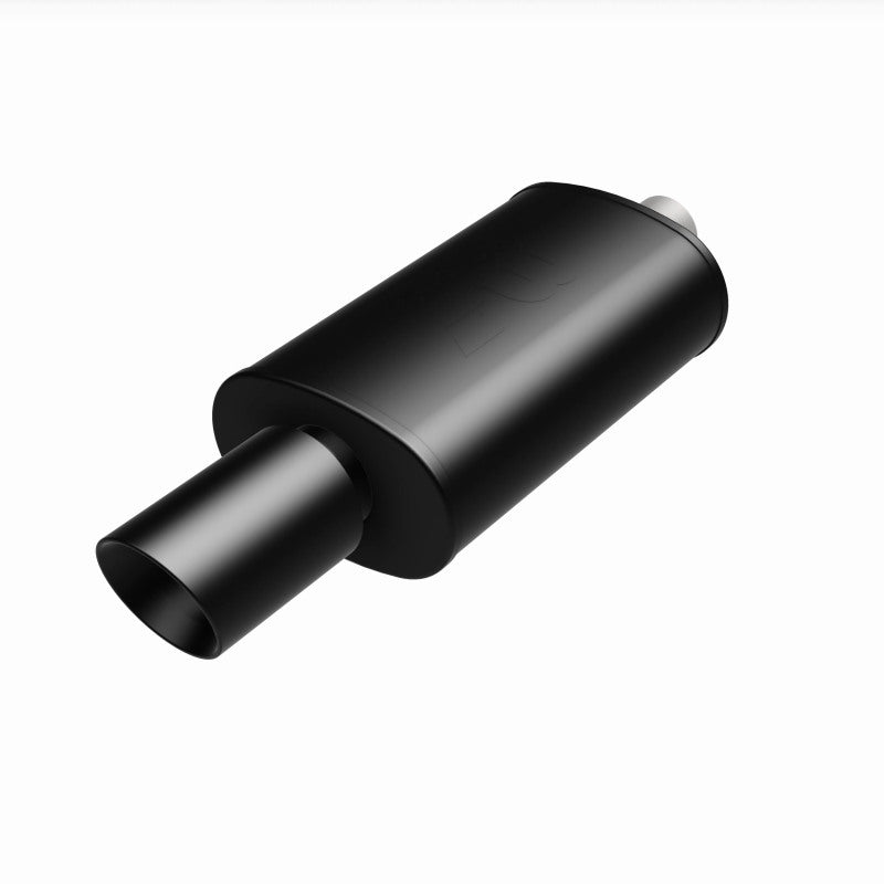MagnaFlow Muffler with Tip Mag Blk 14x5x8 2.25/4 Magnaflow Muffler
