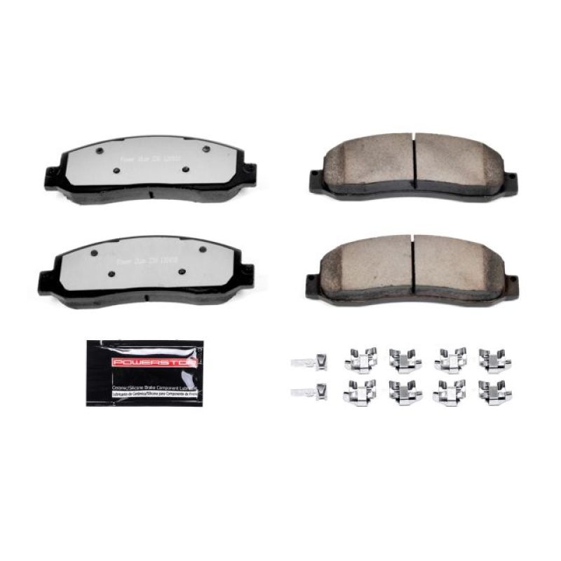 Power Stop 05-08 Ford F-250 Super Duty Front Z36 Truck & Tow Brake Pads w/Hardware PowerStop Brake Pads - Performance