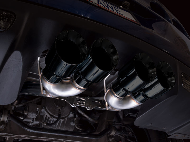 AWE Tuning C6 Chevrolet Corvette Z06/ZR1 Track Edition Axle-Back Exhaust w/ Diamond Black Tips AWE Tuning Axle Back