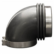 Spectre Flex Coupler Elbow 4in. ID / ID 90 Degree - Black Spectre Silicone Couplers & Hoses