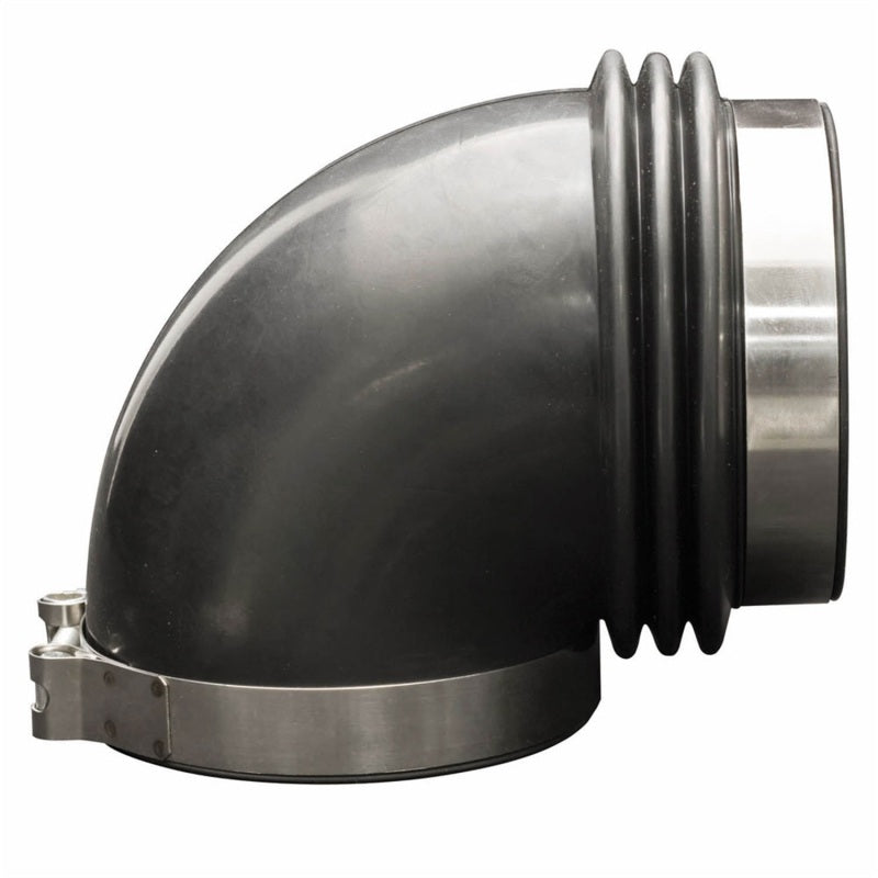 Spectre Flex Coupler Elbow 4in. ID / ID 90 Degree - Black Spectre Silicone Couplers & Hoses