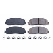 Power Stop 2012 Ford F-250 Super Duty Front Z17 Evolution Ceramic Brake Pads w/Hardware PowerStop Brake Pads - OE