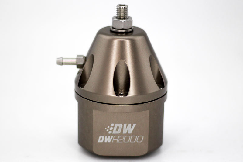 DeatschWerks DWR2000 Adjustable Fuel Pressure Regulator - Titanium DeatschWerks Fuel Pressure Regulators