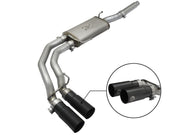 aFe Rebel Exhausts Cat-Back SS Ford F-150 04-08 V8 4.6/5.4L w/ Black Tips aFe Catback