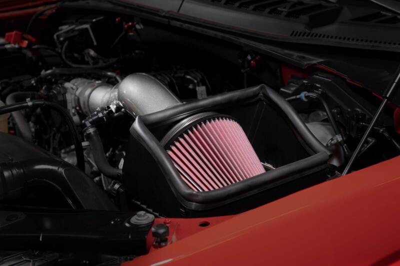 K&N 18-24 Ford F150 3.3L V6 Performance Air Intake System w/ Red Air Filter K&N Engineering Cold Air Intakes