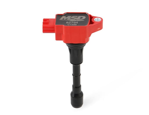 MSD Ignition Coil - Blaster Series - Fits Nissan/Infiniti 3.7L - Red 82794 MSD Autoparts