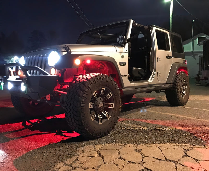 Oracle Bluetooth + RF Underbody Rock Light Kit - 8 PCS - ColorSHIFT ORACLE Lighting Light Bars & Cubes