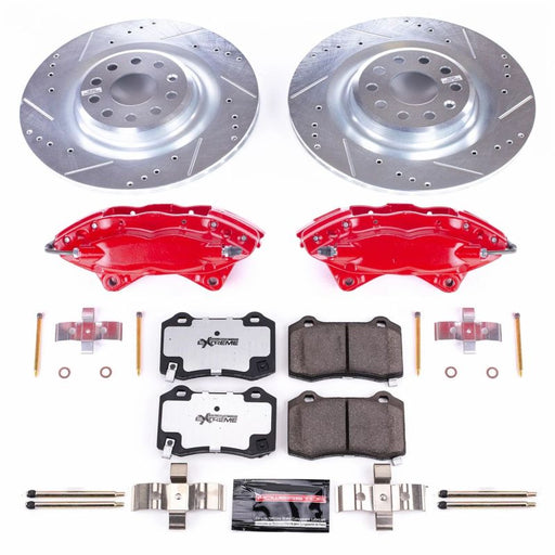 Power Stop 12-16 Tesla S Rear Z26 Street Warrior Brake Kit w/Calipers PowerStop Brake Kits - Performance D&S