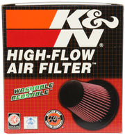 K&N Filter Universal Air Filter Carbon Fiber Top With 6in Flange x 7.5in Base x 6in H K&N Engineering Air Filters - Universal Fit