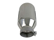 aFe Power Universal 5in Inlet 8in Outlet MACH Force-XP Clamp-On Exhaust Tip - Polished aFe Tips
