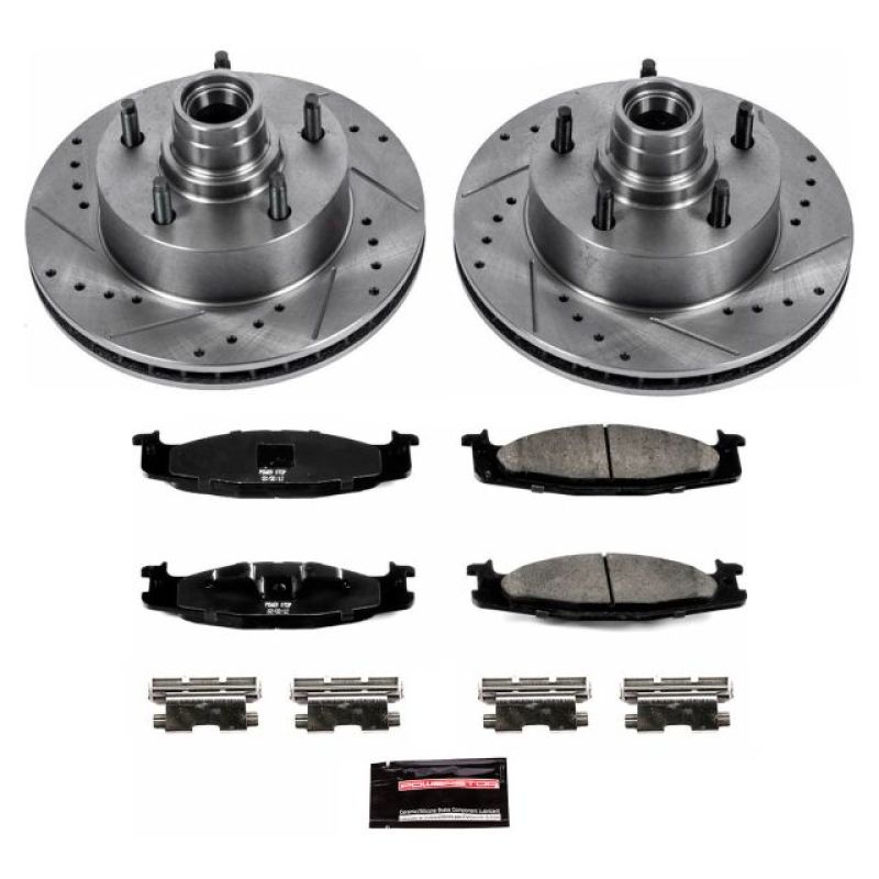 Power Stop 94-01 Ford E-150 Front Z23 Evolution Sport Brake Kit PowerStop Brake Kits - Performance D&S