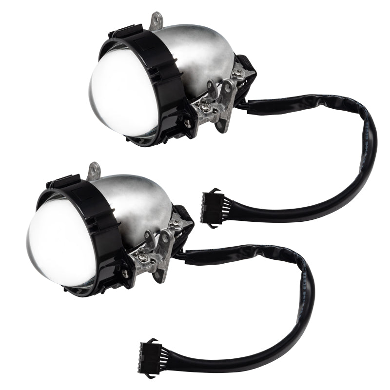 Oracle 2.5in 70mm Bi-LED 35W Retrofit Projectors (Pair) - 5500K ORACLE Lighting Light Bars & Cubes