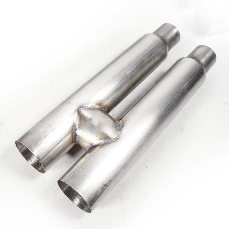 Stainless Works 2018+ Ford Mustang GT 3in Redline Series Catback H-Pipe w/Active Valves & Quad Tips Stainless Works Catback