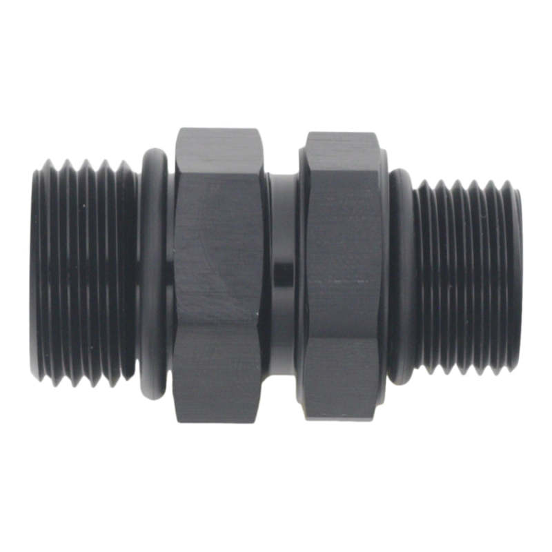 DeatschWerks 8AN ORB Male to 10AN ORB Male Swivel Adapter - Anodized Matte Black DeatschWerks Fittings