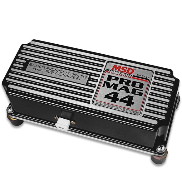 MSD Pro Mag 44 Amp Electronic Points Box - Black 81473 MSD Autoparts