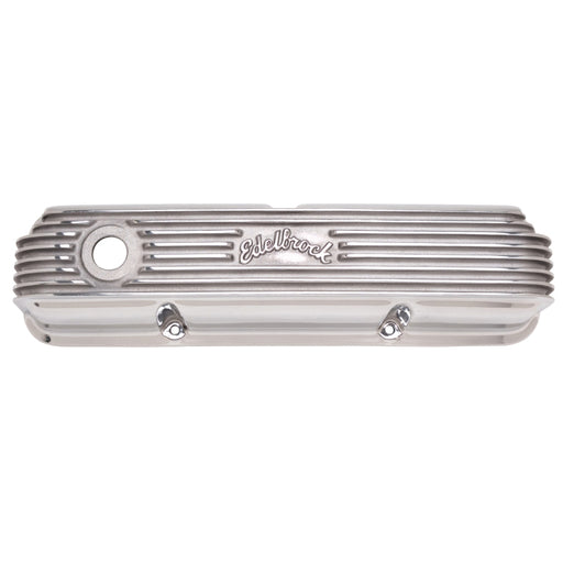Edelbrock Valve Cover Classic Series Ford 1958-1976 FE V8 Polshed Edelbrock Valve Covers