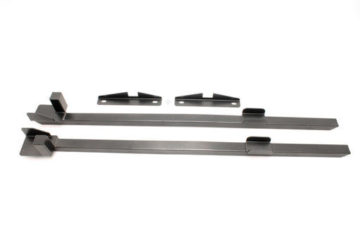 BMR 79-93 Fox Mustang Weld-On Boxed Subframe Connectors (Outside Frame Exhaust) - Black Hammertone BMR Suspension Chassis Bracing