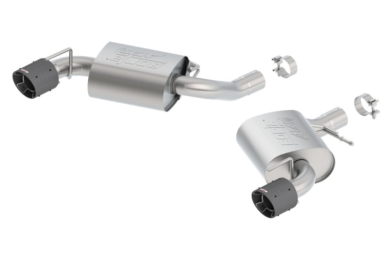 Borla 16 Chevy Camaro 6.2L Atak Rear Section Exhaust w/o NPP Borla Axle Back