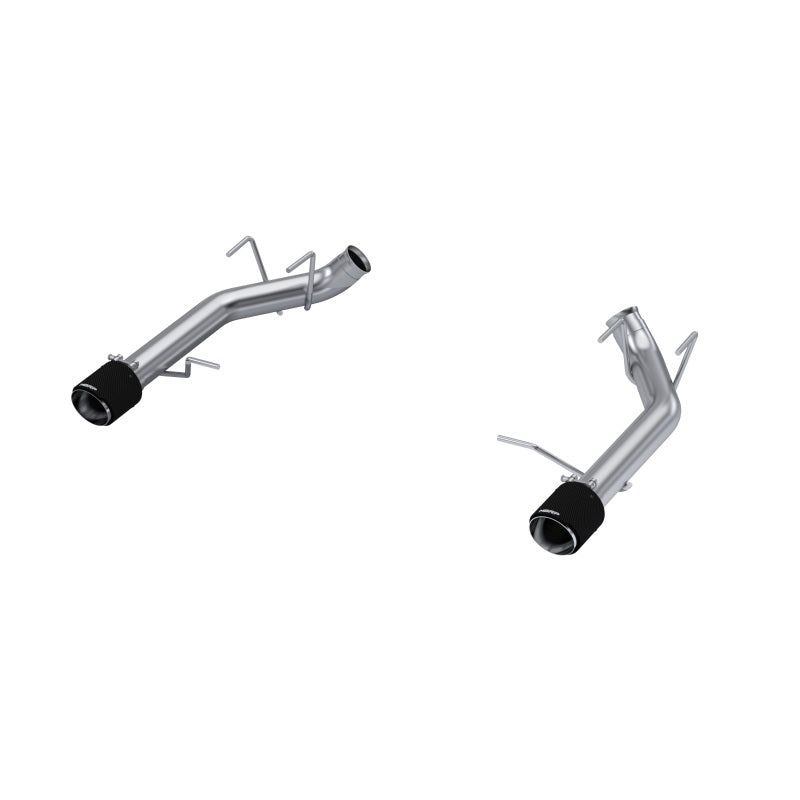 MBRP 11-14 Ford Mustang GT 5.0L T304 SS 3in Dual Axle-Back with Carbon Fiber Tips (Race Version) MBRP Axle Back