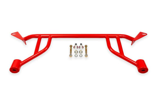 BMR 24-25 Ford Mustang S650 Chassis Brace Front Subframe 4-point - Red BMR Suspension Chassis Bracing
