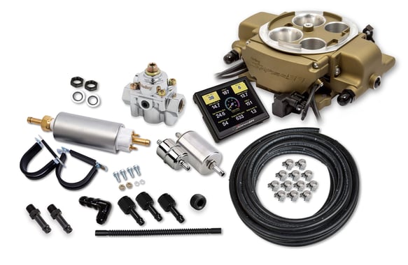 Holley Sniper EFI Quadrajetª Master Kit - Classic Gold 550-869K HOLLEY Autoparts