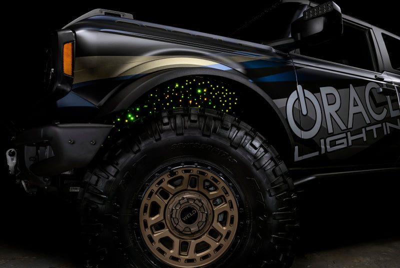 Oracle Lighting Fiber Optic Wheel Liner ColorSHIFT RGBW Kit-40W LED/600 Fibers ORACLE Lighting Light Accessories and Wiring