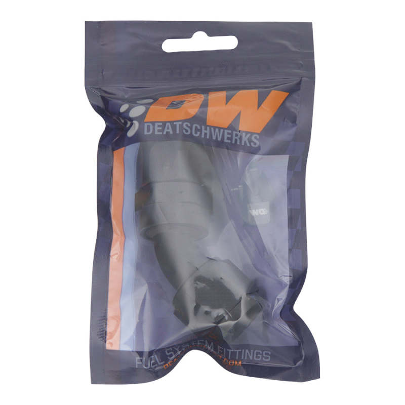 DeatschWerks 10AN Female Swivel 45-Degree Hose End CPE - Anodized Matte Black DeatschWerks Fittings