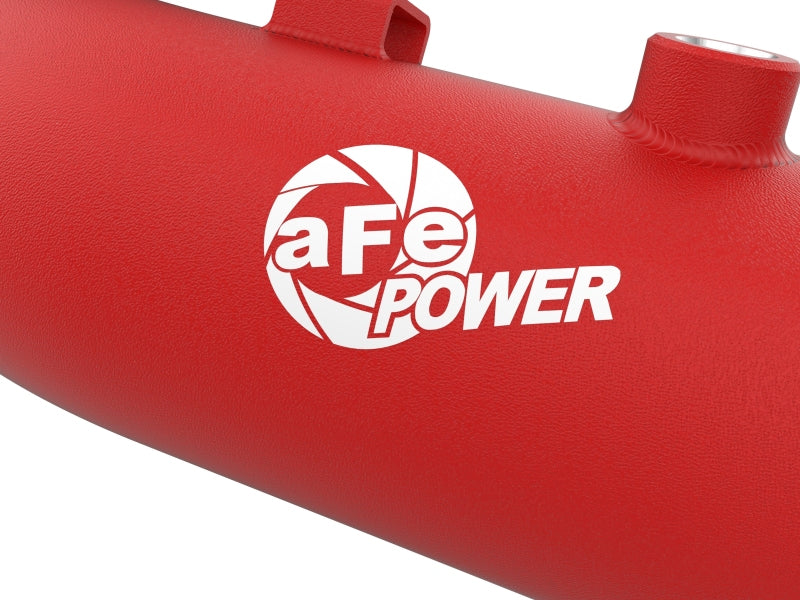 aFe 23-25 Ford F250/F350 Super Duty V8-6.7L BladeRunner Aluminum Hot & Cold Charge Pipe Kit - Red aFe Intercoolers