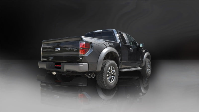 Corsa 2011-14 Ford F-150 Raptor 6.2L V8 144in Wheelbase Xtreme Cat-Back Resonator Delete Kit Exhaust CORSA Performance Resonators
