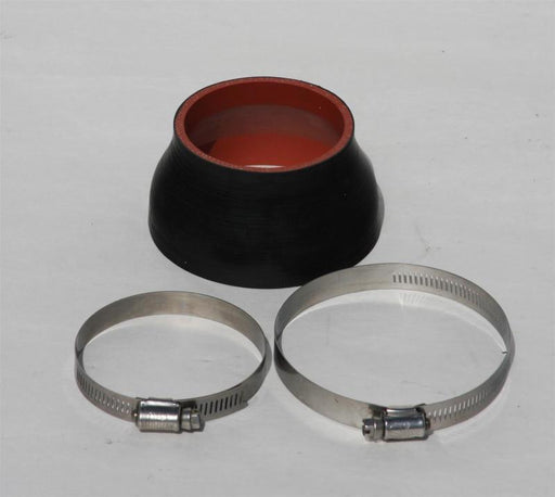 Granatelli 4in-3in Silicone Reducer Sleeve w/Clamps Granatelli Motor Sports Silicone Couplers & Hoses