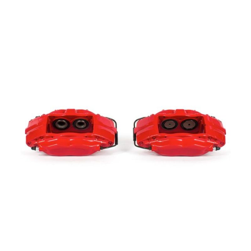 Power Stop 10-15 Chevrolet Camaro Front Red Calipers w/o Brackets - Pair PowerStop Brake Calipers - Perf